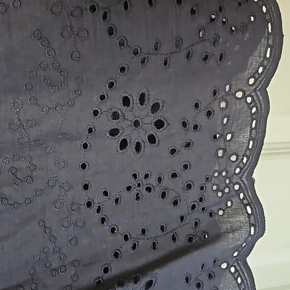 Lane Bryant Eyelet Trimmed Peasant Top - Picture 3 of 8